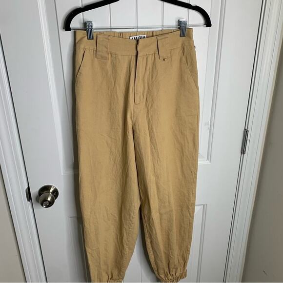 I AM GIA tan jogger pants size small‎ - Picture 3 of 7